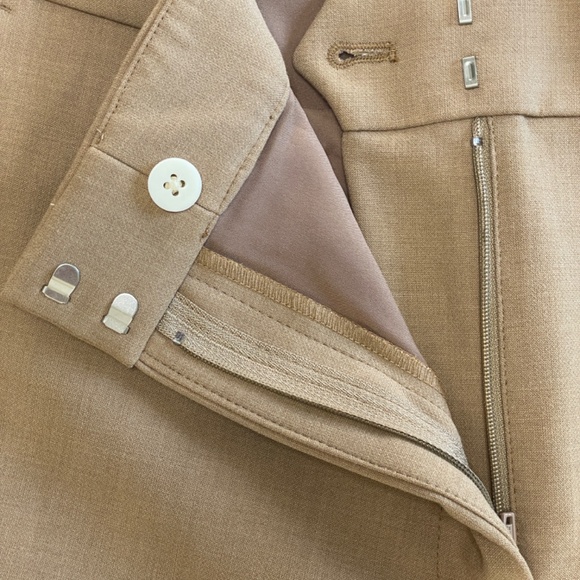 J.Crew Kate Carreman  Four-Season Stretch Tan Dress Pants – Size 16 - Picture 5 of 6